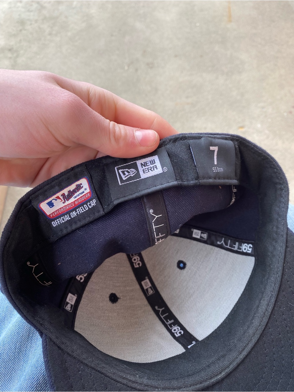 Navy New York Yankees MLB New Era Cap - Picture 6 of 6